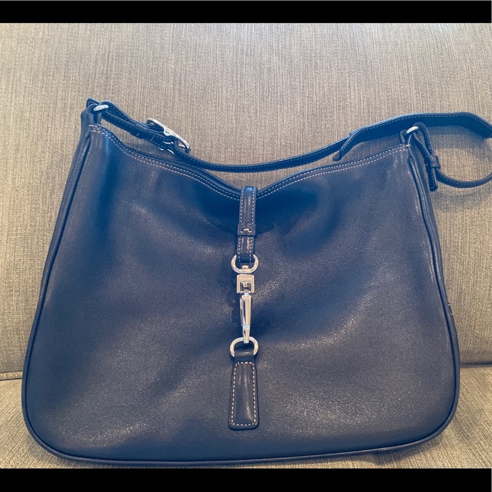 Coach Hampton Leather Hobo Shoulder Bag